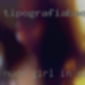 Nude girl in open area